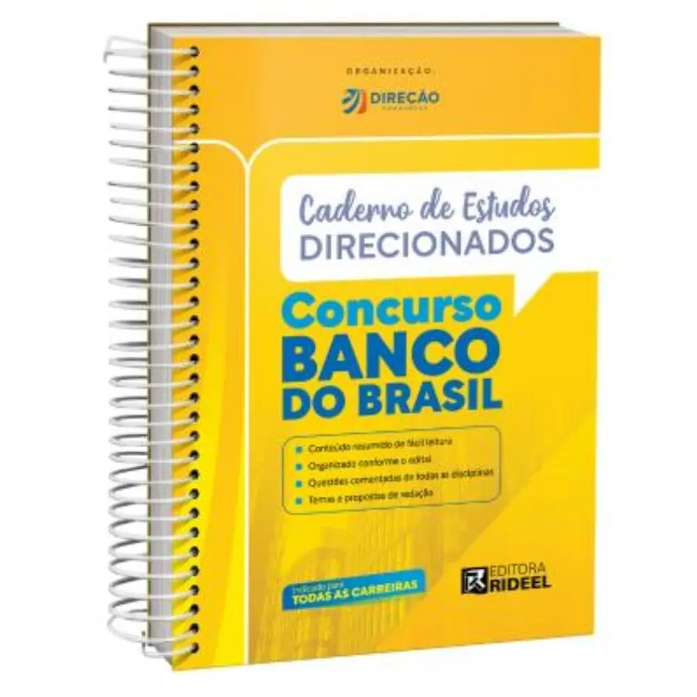Caderno de estudos direcionados - Concurso Banco do Brasil