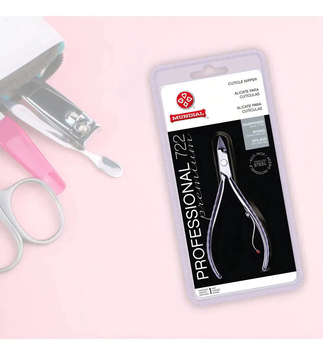 Alicate De Cutícula Professional 722 Mundial Premium Inox thumbnail 3