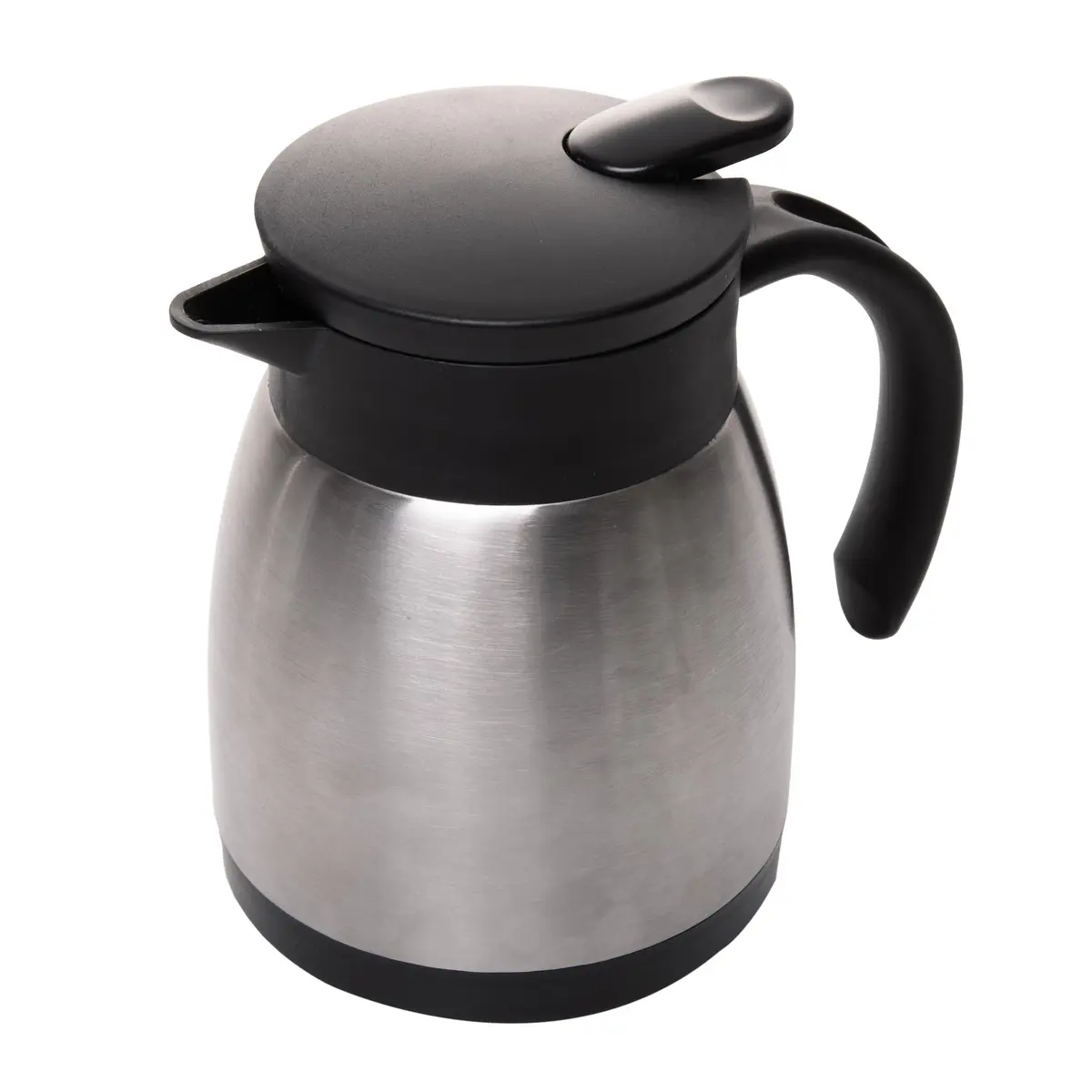 Garrafa Térmica com Botão Preto 400ml Aço Inox - Rojemac Profissional