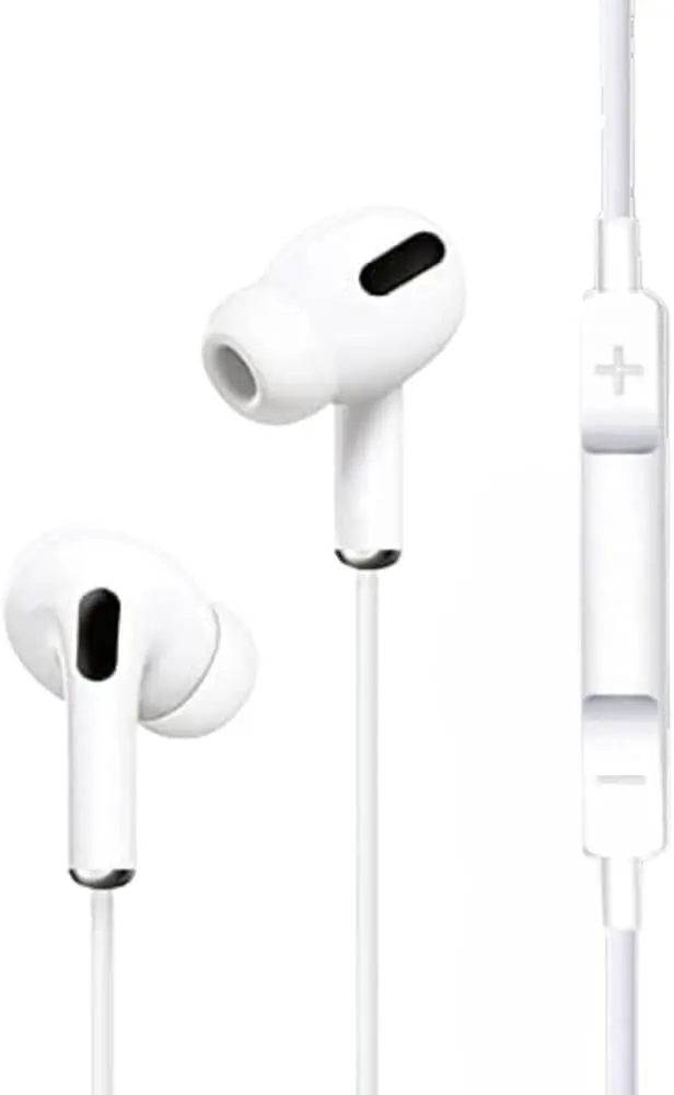 Fone de Ouvido com Fio Premium, com Microfone e Ajuste de Volume – Compatível com Lightning, iOS, iPhone 5, 6, 7, 8, X, 11, 12, 13 e 14. 2G