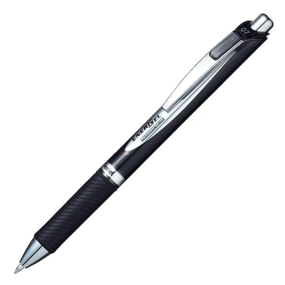 Pentel Caneta Gel Energel Permanente 0.7mm Preta SM/BLP77-A