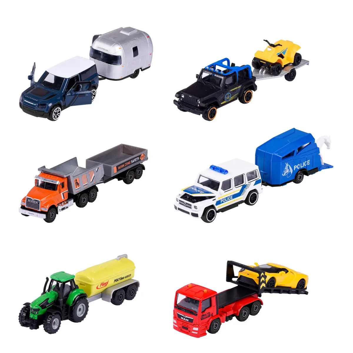 MINIATURAS TRAILER MAJORETTE - SORTIDAS - 1
