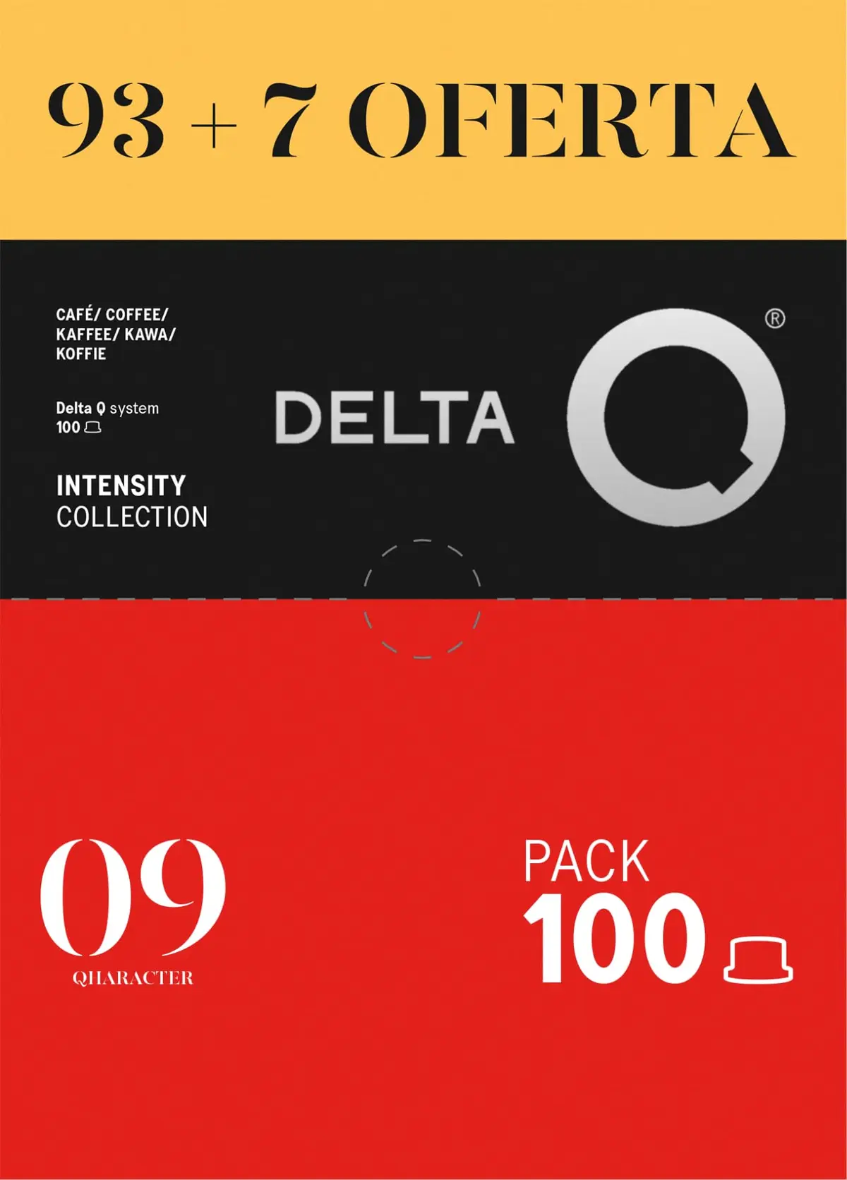 Pack 100 Caps Delta Q Qharacter - Int 9