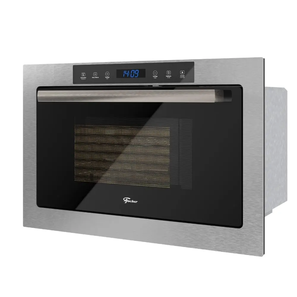 Fischer Micro-ondas Embutir Infinity 25L Touch com Grill Inox 220V