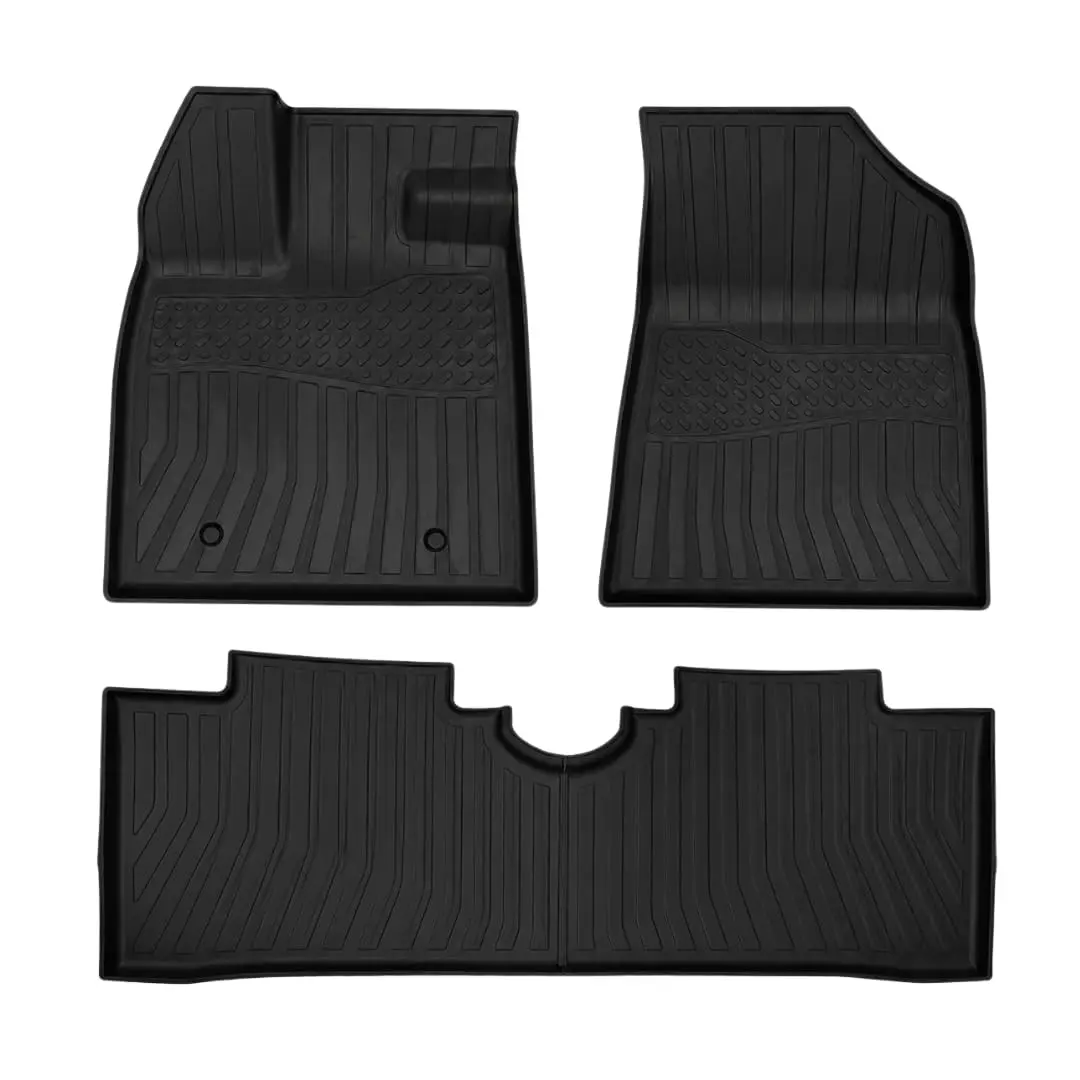 Tapete Automotivo Bandeja 3D Byd Dolphin Plus GS 2023 2024 2025 2026 2027 Borracha Premium Grid