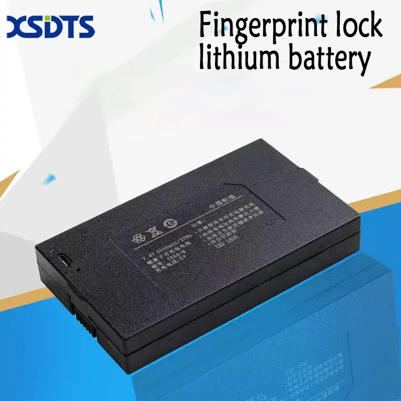 Do Brasil, bateria de lítio inteligente dos acessórios da fechadura da porta da impressão digital de 4200mah, bateria da fechadura da porta de vidro