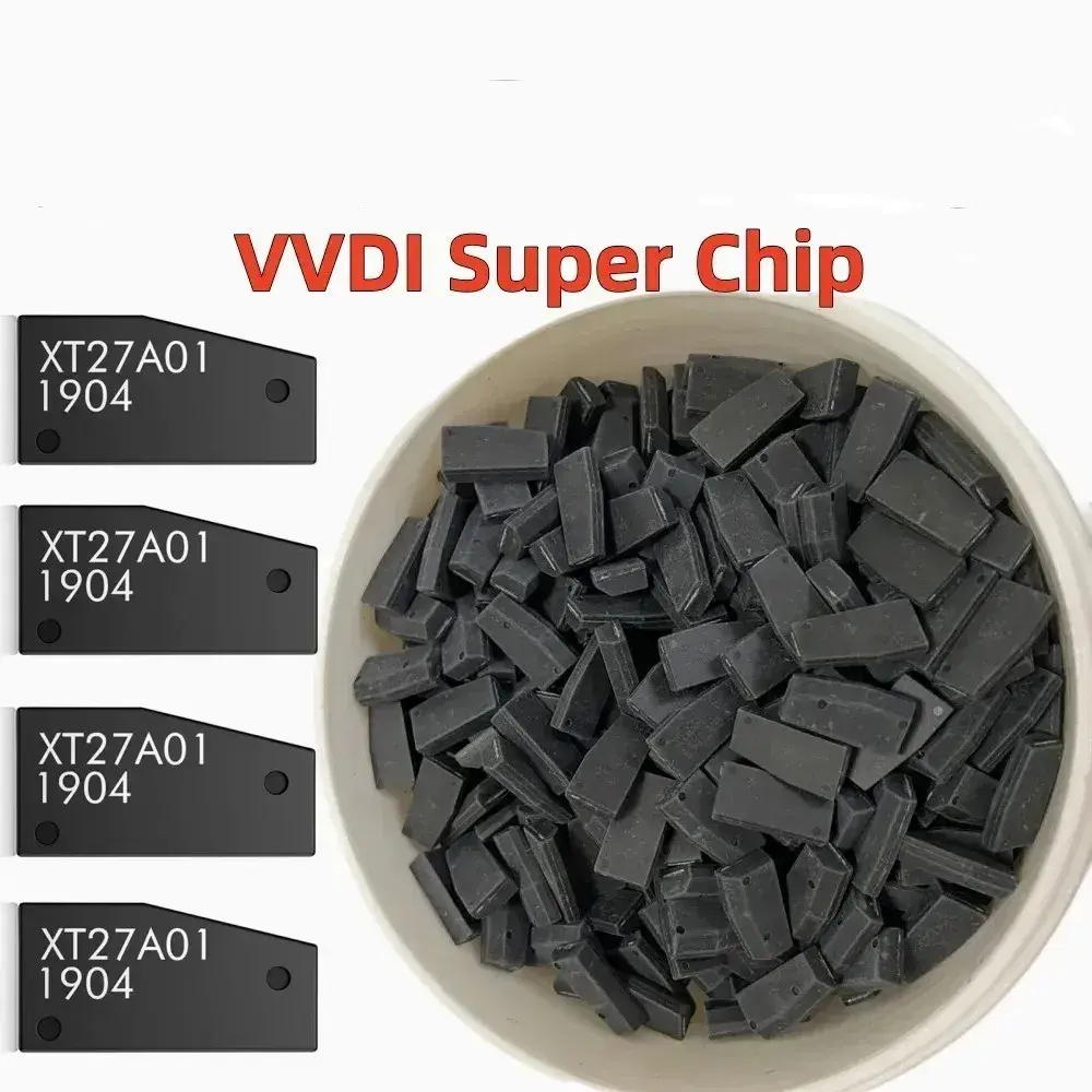 5- 100 peças xt27a vvdi super chip transponder xt27a01 super chip para id46/40/43/4d/8c/8a/t3/47 para vvdi mini ferramenta chave