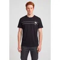 Camiseta Masculina Colcci Estampa Gráfica Preta