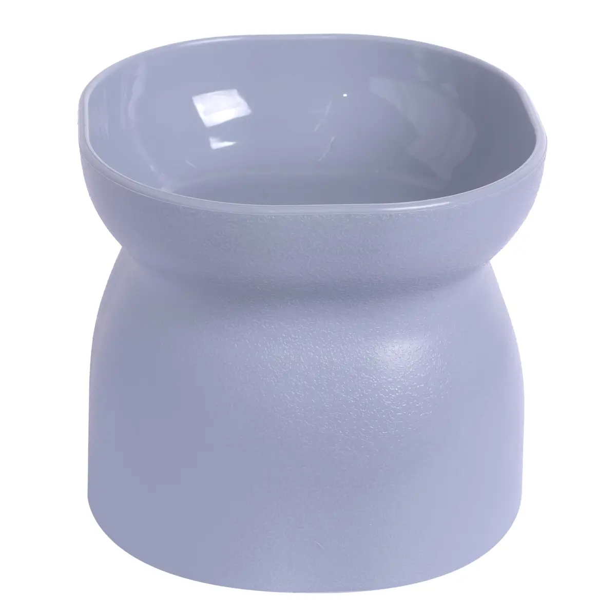 PET GAMES Comedouro ou Bebedouro ErgonoCat Cinza para Gatos - 1