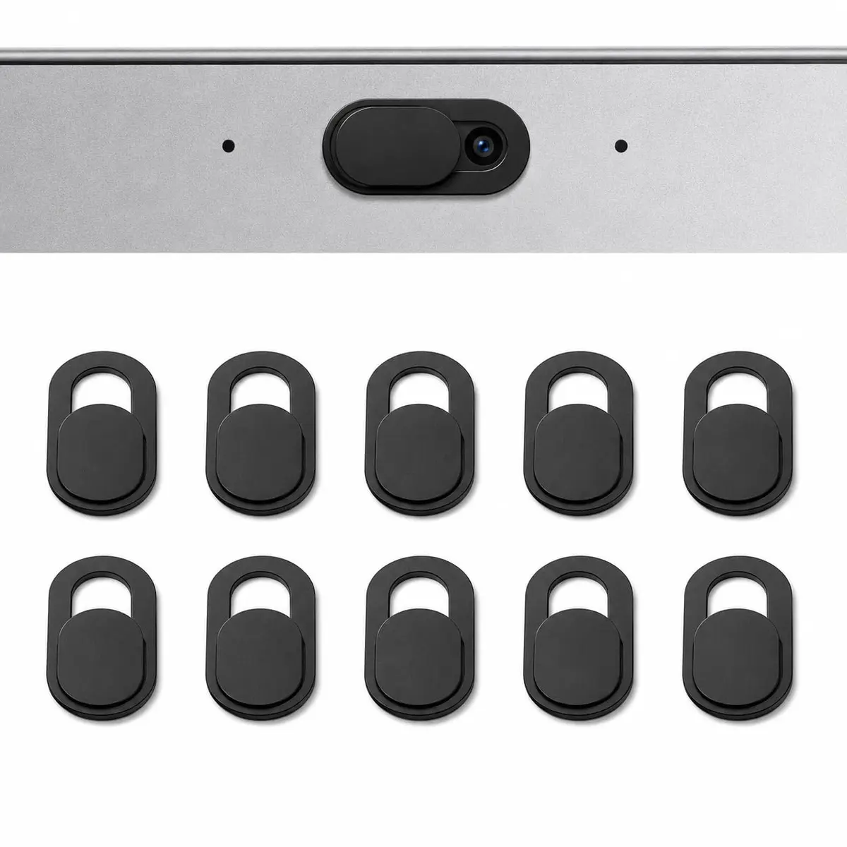 Kit 10 Tampa Webcam Privacidade Câmera Adesivo Notebook Celular Ultra Fino Anti Espião