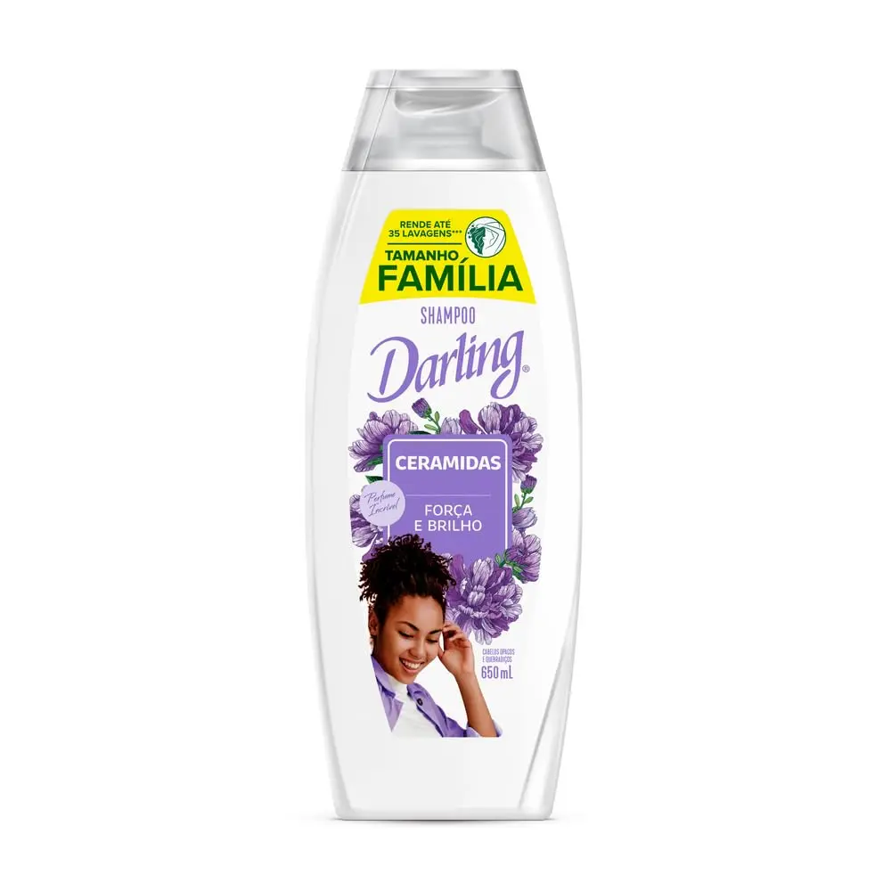 Darling Ceramidas Shampoo para Cabelos Opacos e Quebradiços, 650ml - 1