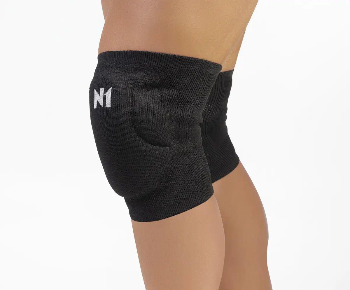 N1 Sport Joelheira Slide II Preto PP Infanto Juvenil Knit 3D Proteção Ativo - 1