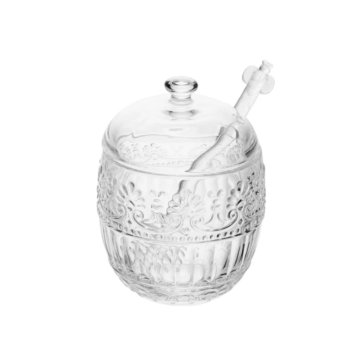 WOLFF - Meleira com pegador Mauve 8,5cm x 11cm Cristal