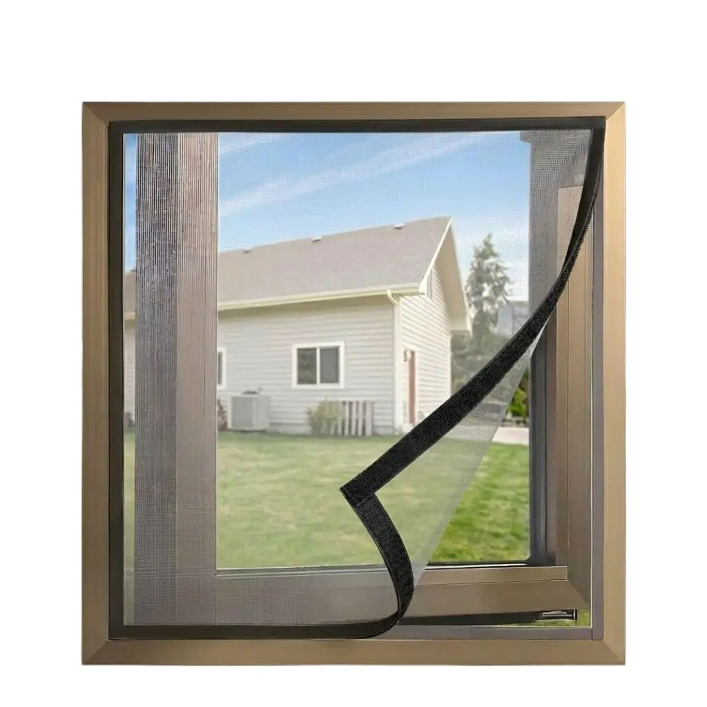 Tela Mosquiteira de Fibra de Vidro para Janelas (120cm x 160cm) | Fibra de vidro, tela transparente, remoção fácil, instalação prática