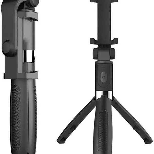Multifuncional Sem Fio Bt Selfie Vara Para Celular Dobrável H - 1