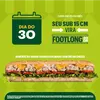Compre um Sub Steak Churrasco de 15cm e leve um Footlong 30cm - Subway - 1