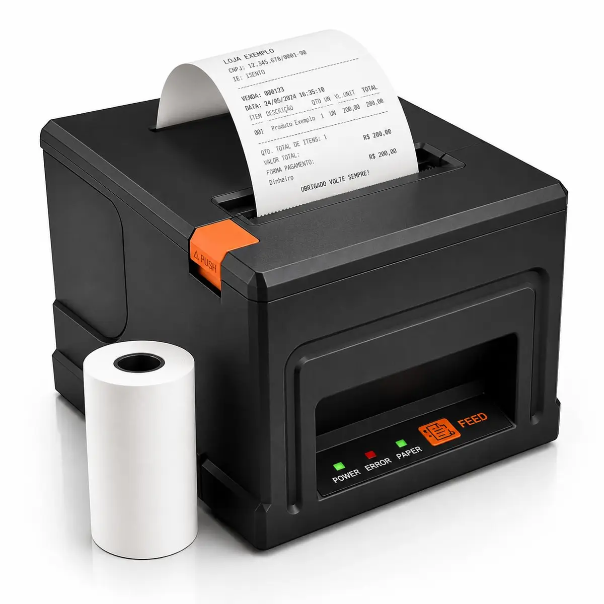 Impressora Térmica não Fiscal 80mm USB Ethernet Guilhotina Automática Bivolt