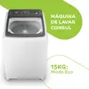 Lavadora Consul 15Kg Branca com Modo Eco 110V - 1