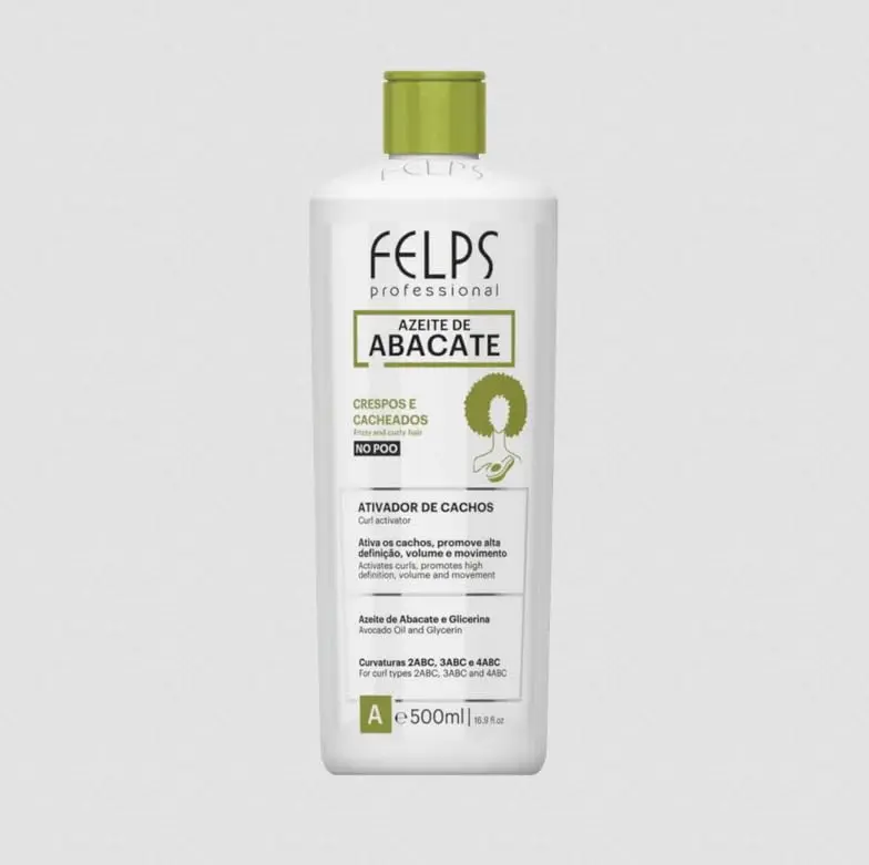 Ativador de Cachos Felps Professionnel, Azeite de Abacate, 500ml