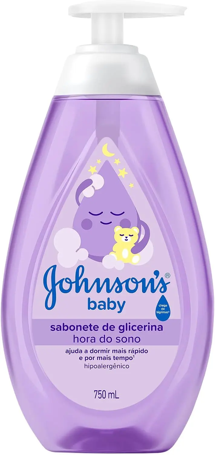 Sabonete Líquido Johnson's Baby Hora do Sono, Lavanda, 750ml - 1
