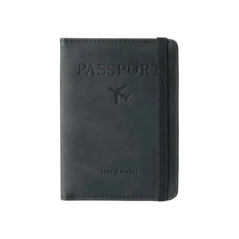 Carteira Porta Passaporte Viagem com Elástico Organizador de Documentos e Cartões