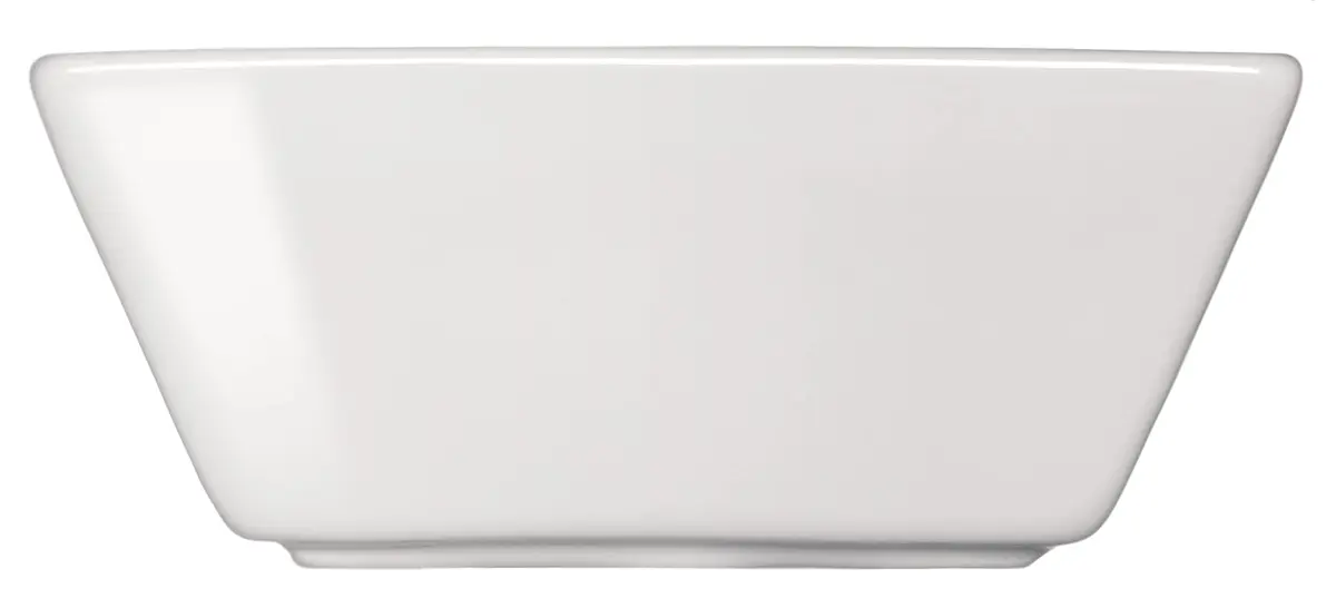 Saladeira em porcelana, Germer, Americana, Quadrada, Tamanho M, Branco | Para servir assados, lasanhas e gratinados, vai ao forno, ao micro-ondas e à lava-louças