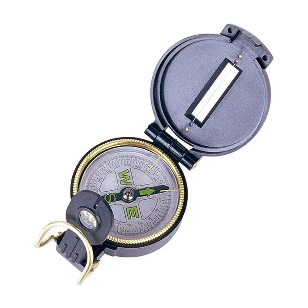 Nautika Bussola Quest, Visada Dobrável, Argola em D Para Melhor Fixação Em Mochilas Ou Coletes, Prática, Leve e Compacta, Feita De Plástico ABS Resistente, Excelente Para Todos Os Momentos