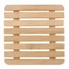 Descanso de Panela em Bambu 17x17 cm Bege - 1