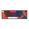 Teclado Mecanico Gamer Redragon Castor Pro, RGB, Switch Marrom, Preto e Vermelho, K631RGB-PRO-BRW - 1