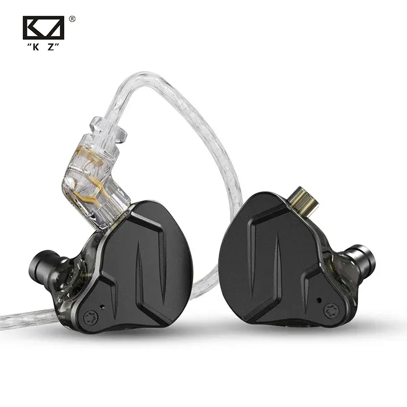 NOVO Fone de Ouvido Intra-auricular Híbrido KZ ZSN PRO X 1BA 1DD HIFI de Metal com Cancelamento de Ruído para Esportes - Headsets KZ ZSX ZSNPROX EDXPRO - 1
