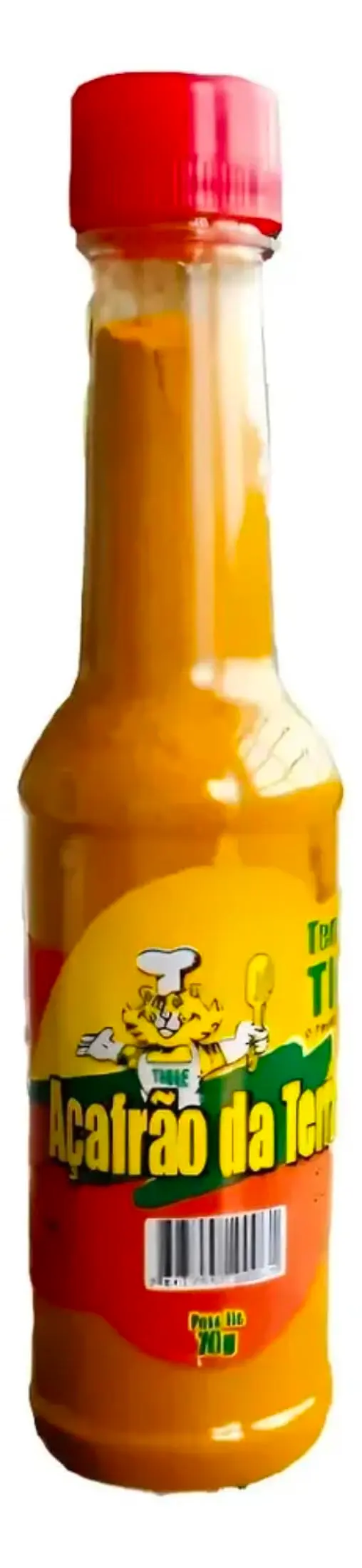 Açafrão da Terra 100% Puro Cúrcuma 70g Temperos Tigre | Cúrcuma Pura, Açafrão 100% Puro, 70g, Tempero - 1