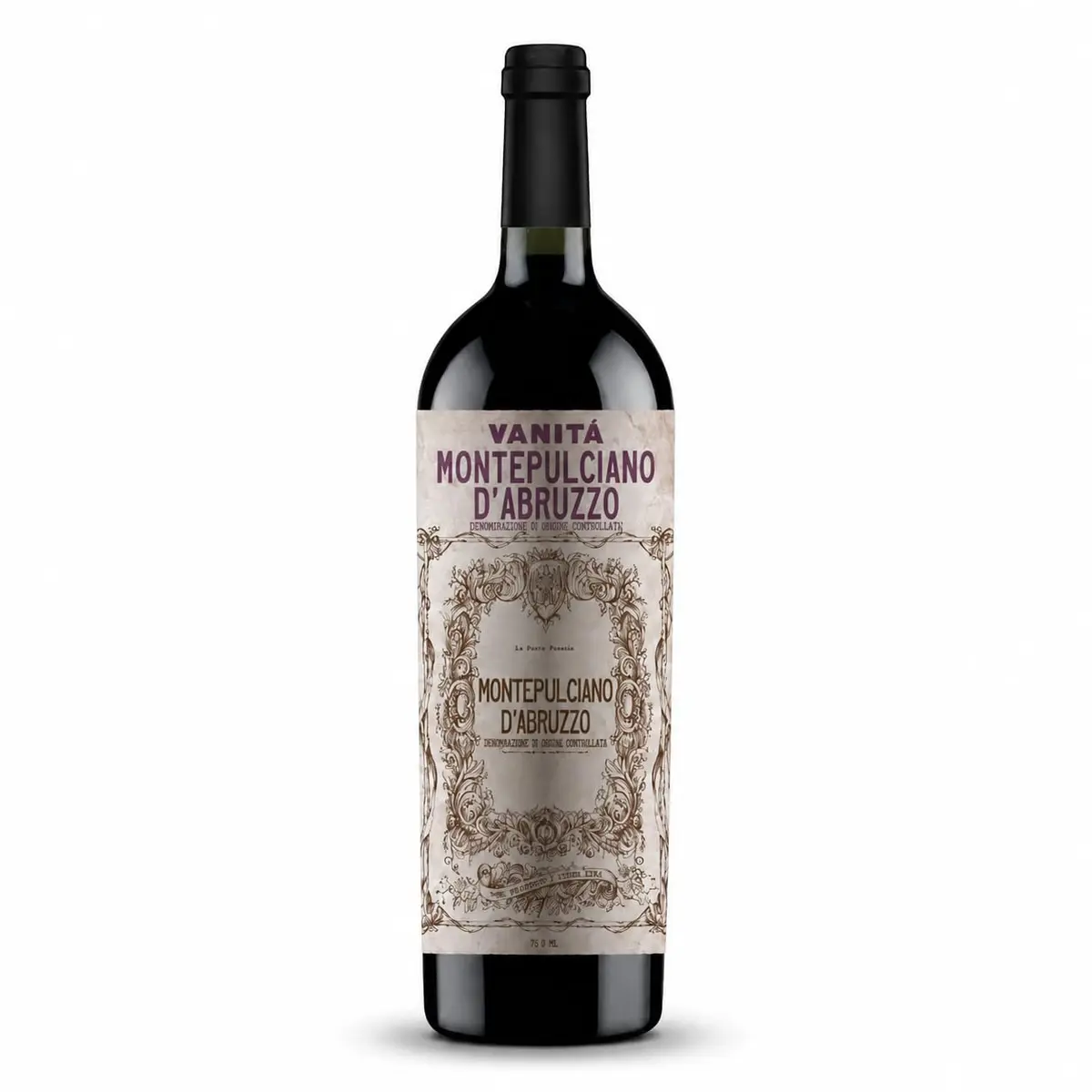 Vinho Tinto Italiano Vanitá Montepulciano D'Abruzzo 750ml | Uva Montepulciano D´Abruzzo, D.O.C, Produzido na Itália, IGP - 1
