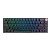 Teclado Mecânico GK68 RGB Switch Gateron Ótico Vermelho Preto - 1