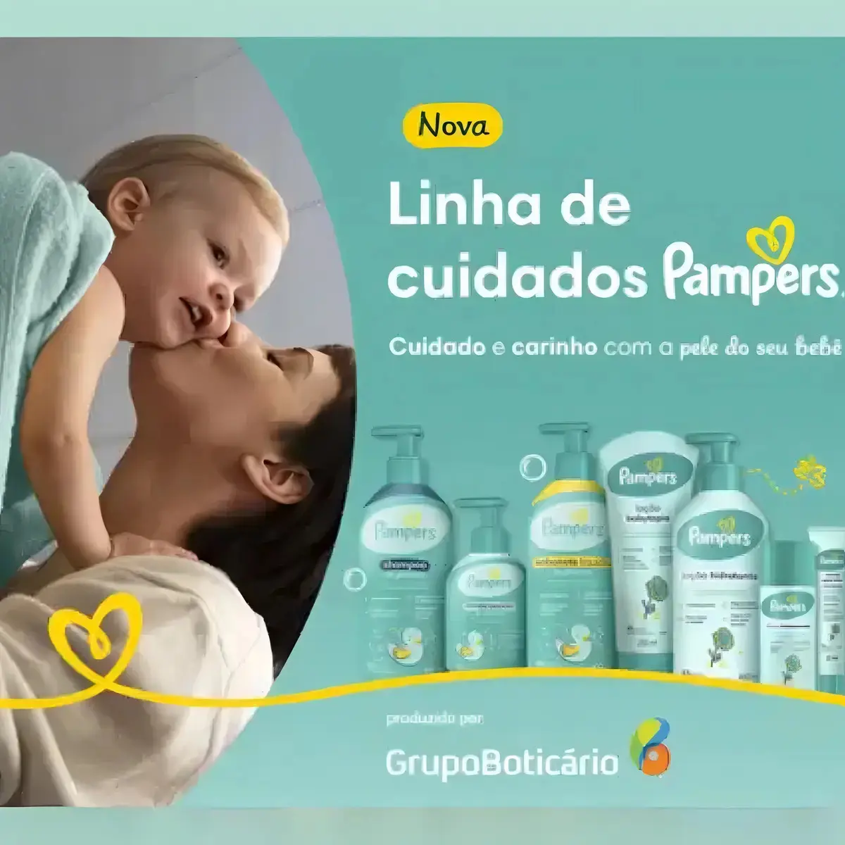 Loção Hidratante Pampers Hipoalergênico Girassol 200ml thumbnail 2