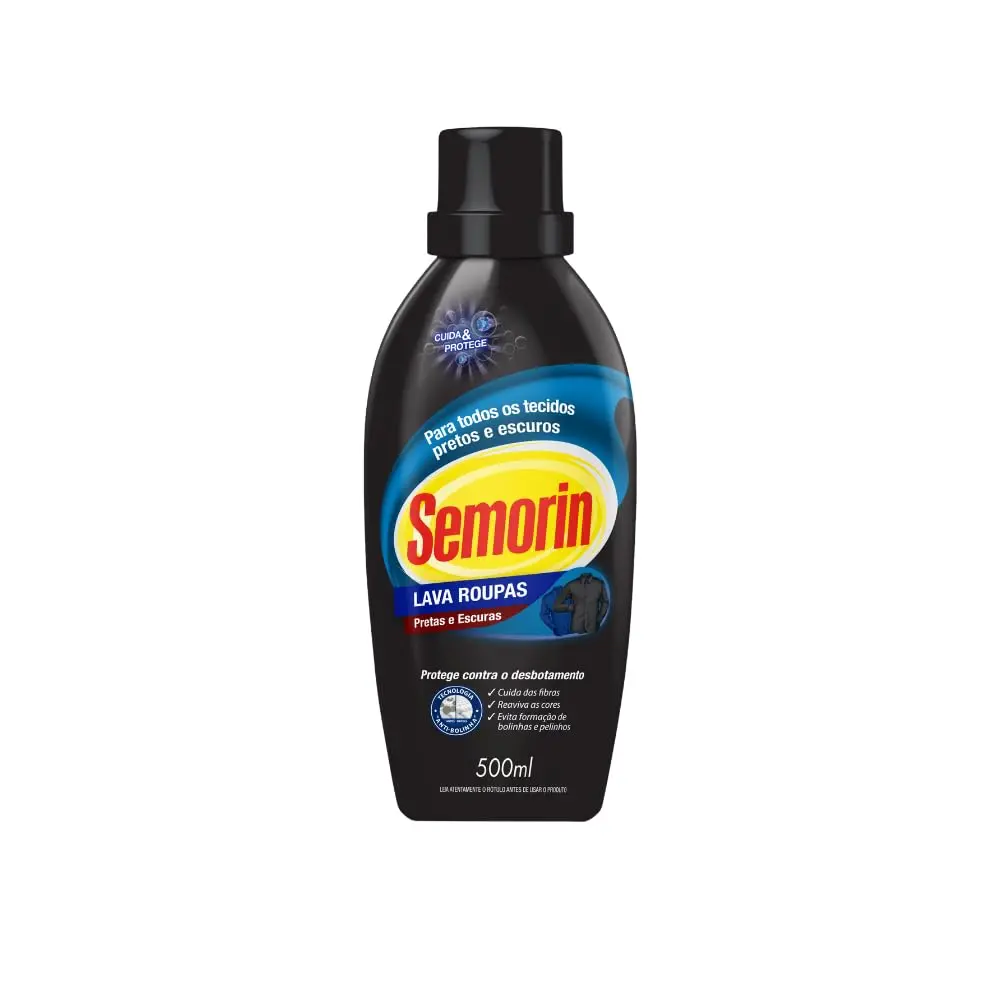 SEMORIN LAVA ROUPAS PRETAS E ESCURAS 500ML | Original