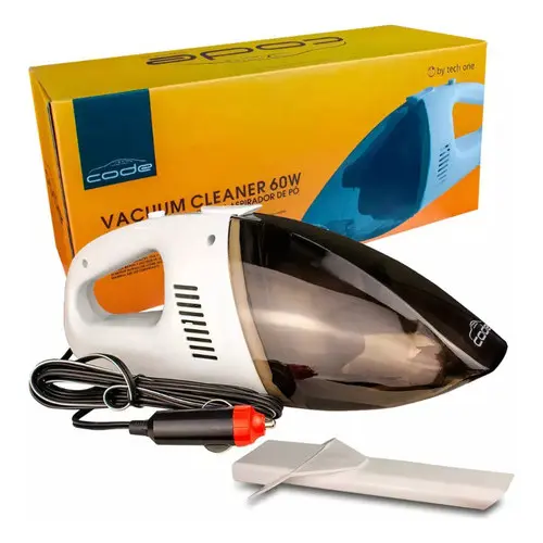 Aspirador de Pó Automotivo Portátil Pratico e Forte Carro Veicular Code 60W 12V
