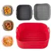 Forma Quadrada em Silicone para Air Fryer - 1