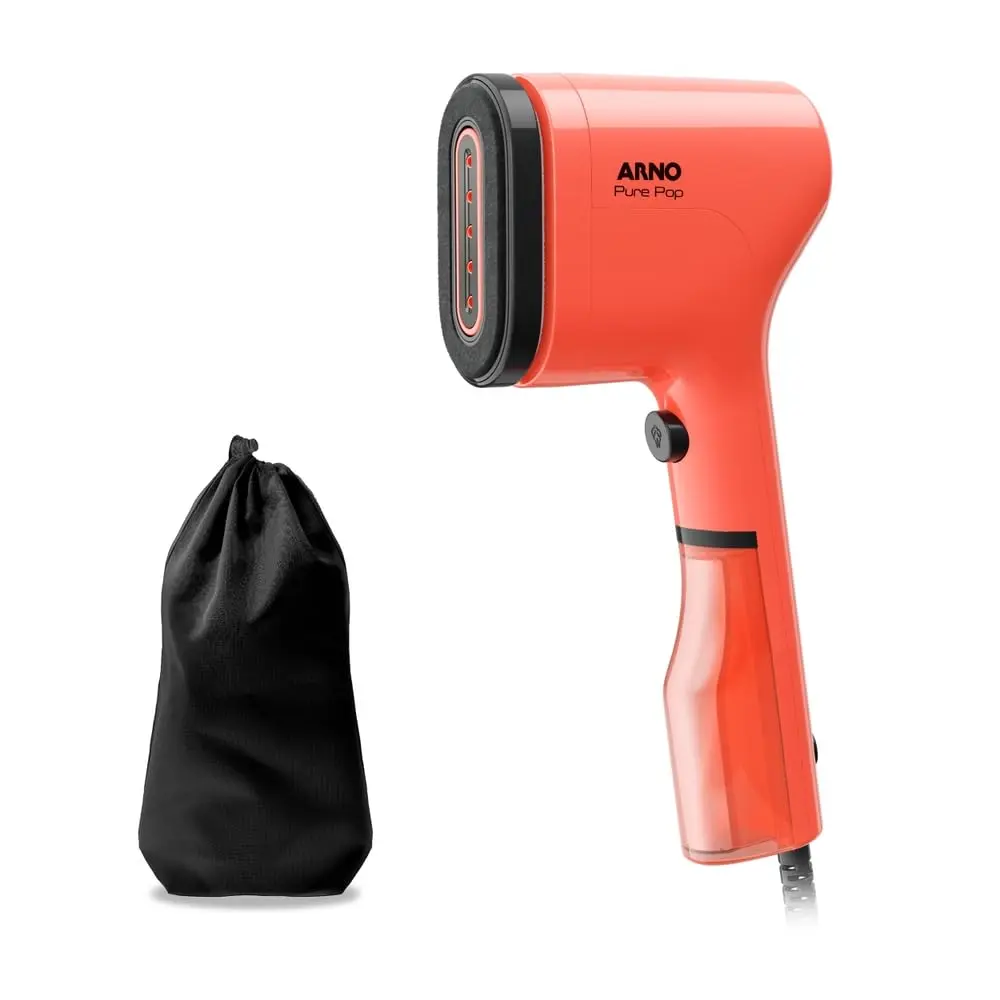 Vaporizador de Roupas Arno Pure Pop Coral, Higieniza e Desodoriza, 1100W, Aquece em 15s, Portátil, HS22 110V