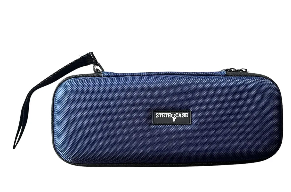 Case Estojo Bolsa para estetoscopio Littmann Stethocase - proteção maxima (AZUL) - 1