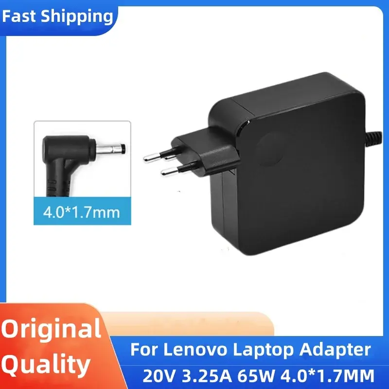 20v 3.25a 65w 4.0*1.7mm ac carregador de laptop para lenovo ideapad 330s 320 100-15 B50-10 yoga 710 510-14isk redmibook 14 13 adaptador