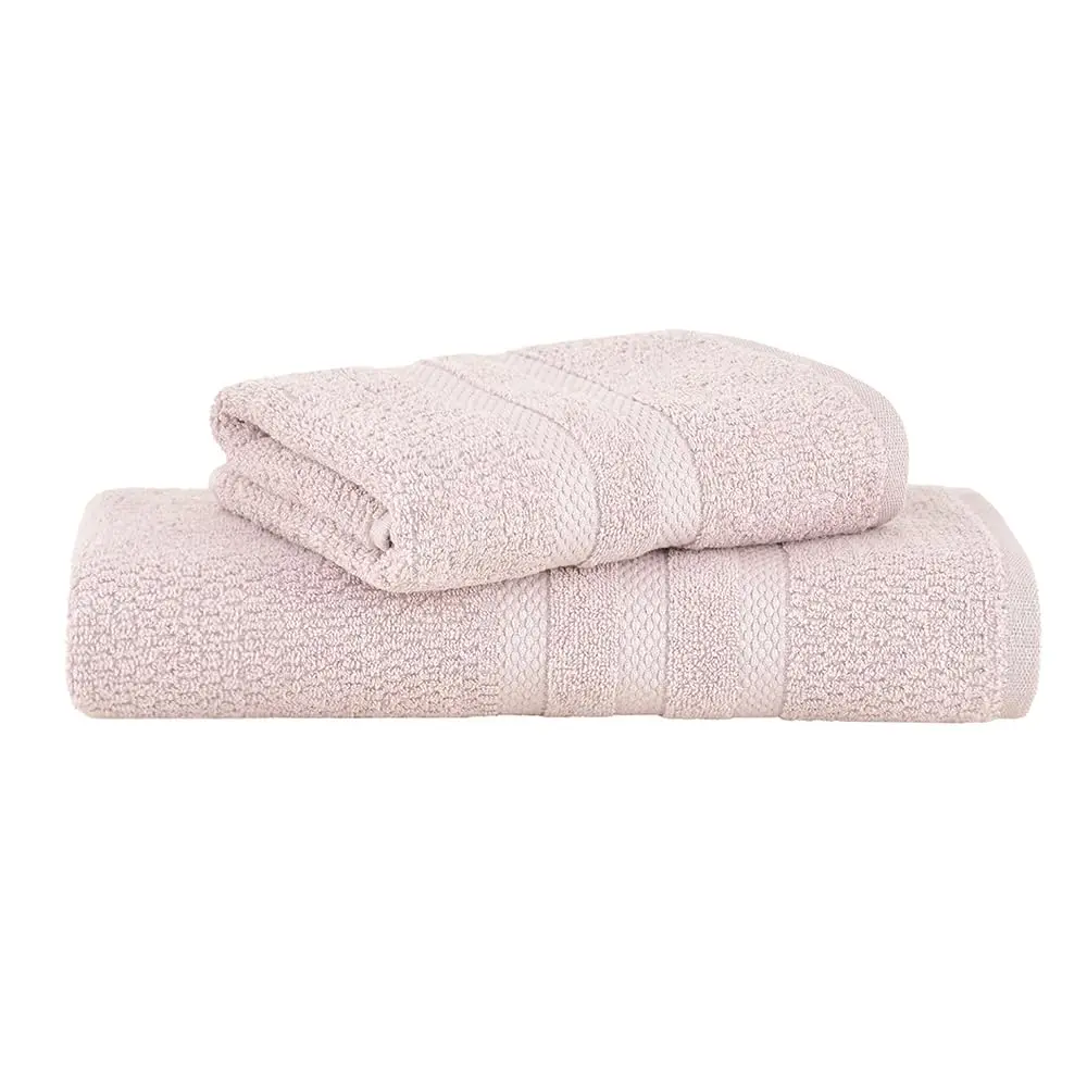 Buddemeyer Jogo de Toalhas Vanilla Extra Soft Gigante Rosa 2 peças