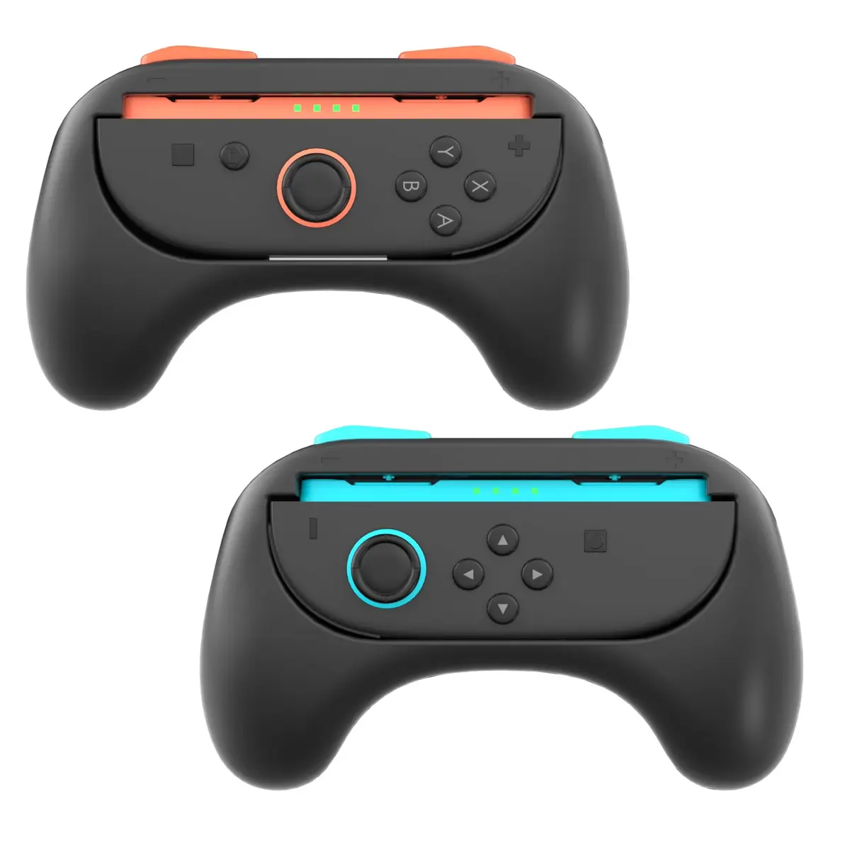 Controle Grips compatível com Nintendo Switch 2 Joy-Con (2025), kit de alça resistente ao desgaste para controle Joy-Con do Switch, pacote com 2