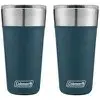 Kit 2 Copo Térmico Com Tampa 600ml Azul Slate - Coleman - 1