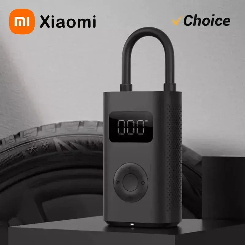 Bomba de Ar Xiaomi MIJIA 2 com Aumento de Velocidade de 25% - Mini Compressor de Ar Elétrico Portátil 150PSI com LED e Multiferramenta
