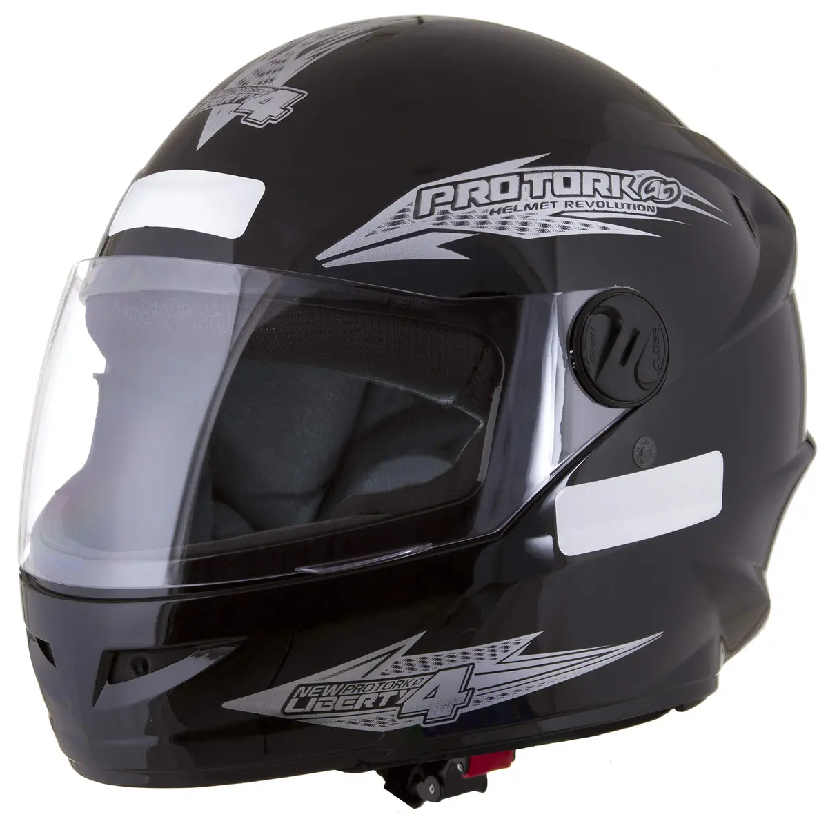 CAPACETE FECHADO PRO TORK NEW LIBERTY 4 SOLID PRETO TAM. 58 - 1
