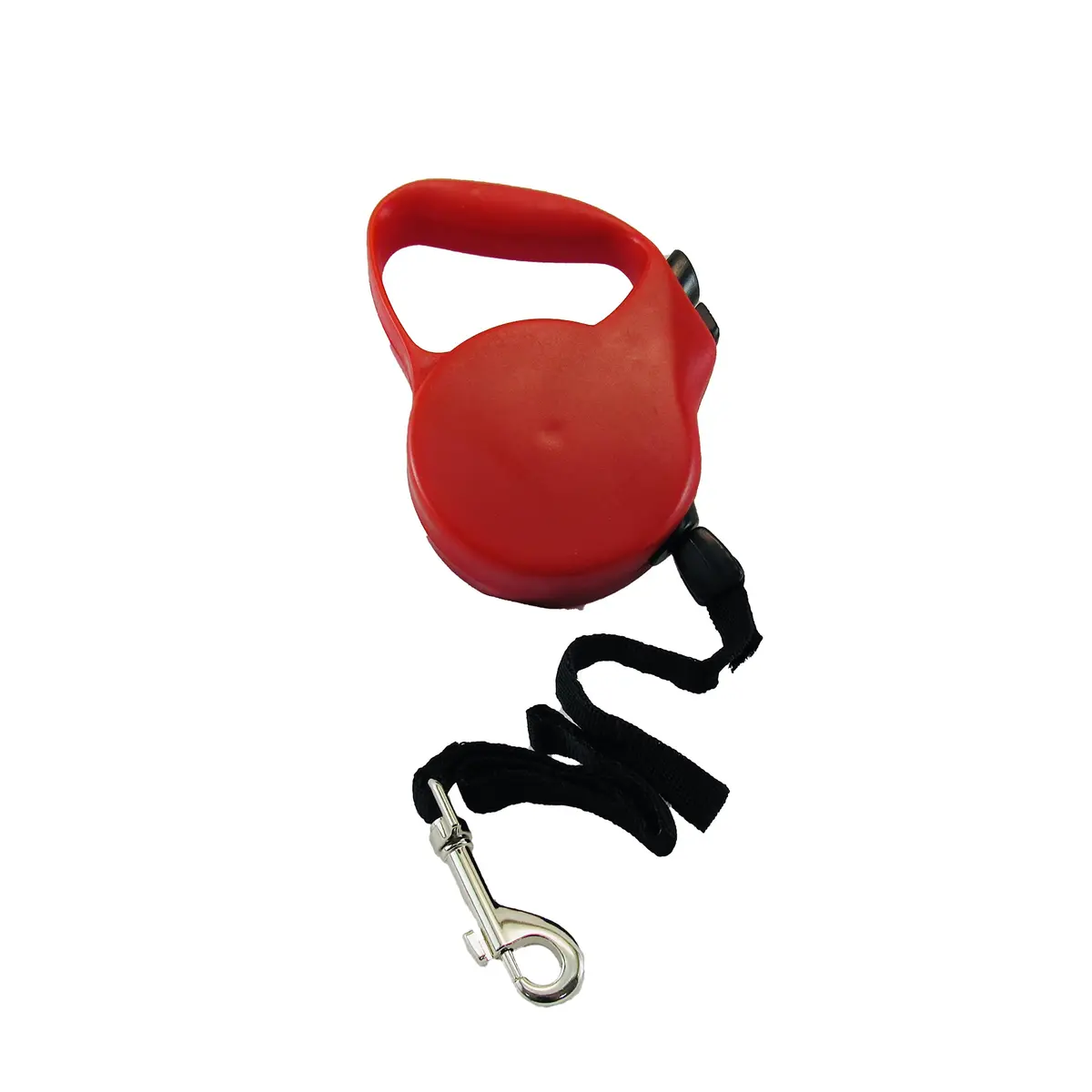 Guia Retrátil Chalesco Vermelha para Cães até 25kg | Fita Extensível Reforçada, Trava de Segurança, Botão de Freio e Pegada Ergonômica