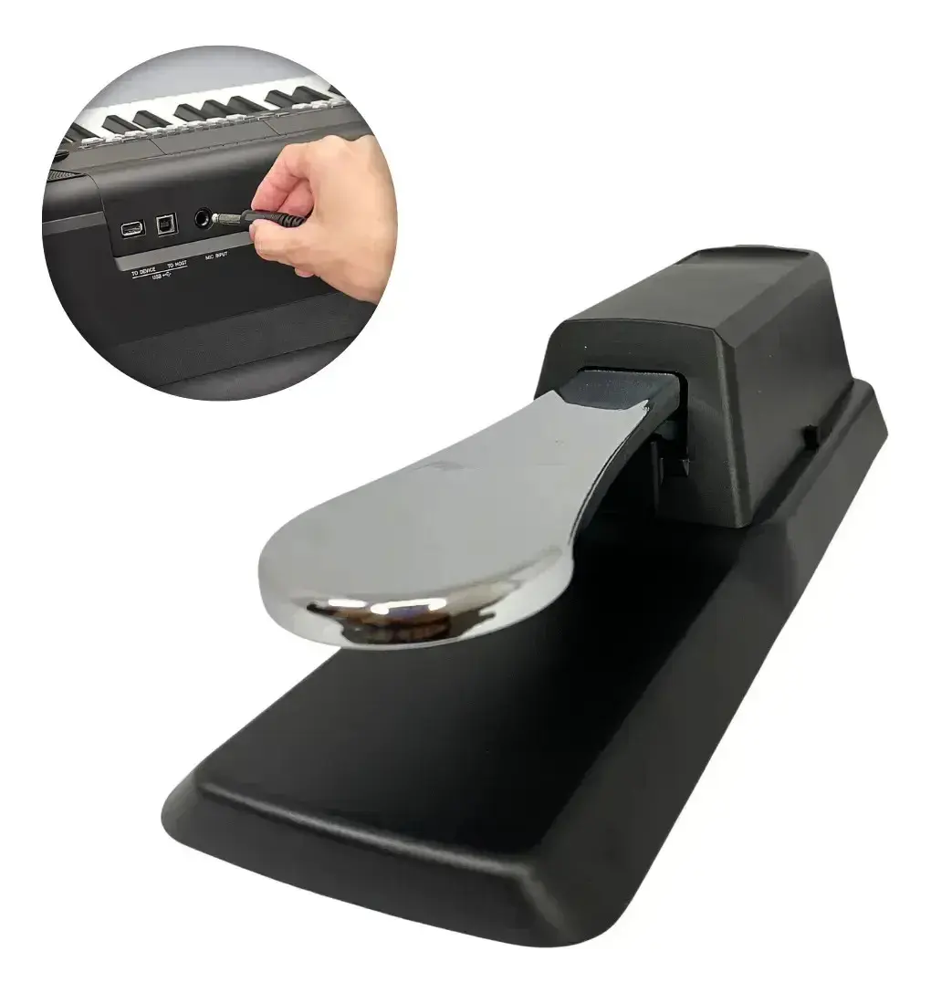 Pedal Sustain Teclado Universal Para Casio Yamaha Roland Smart Piano Marca Don Caprini Dc Music - 1