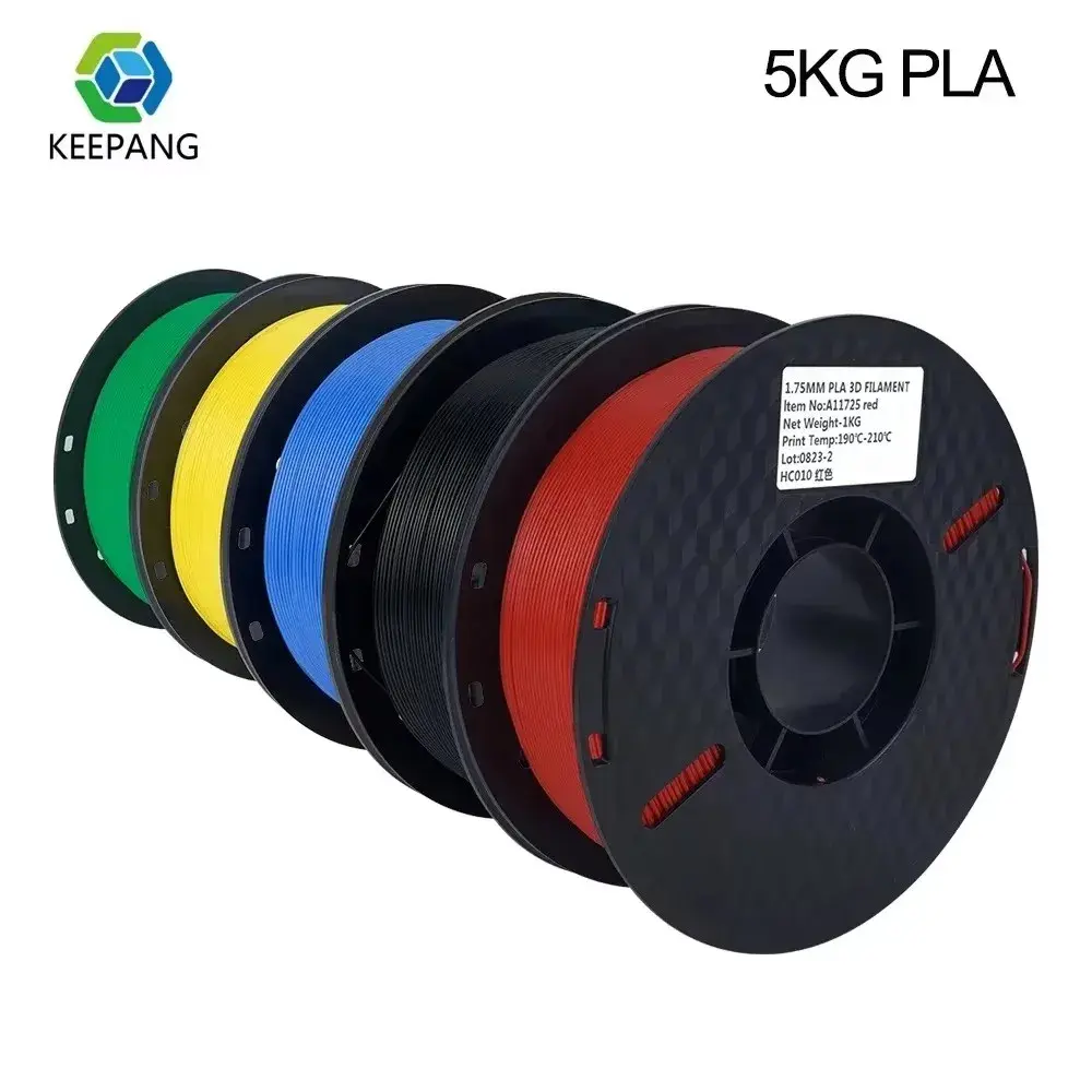 Filamento PLA KINGROON 5KG Cores Mistas 1kg 1,75mm para Impressora 3D Material PLA para Impressão 3D Filamento PLA para Impressora 3D