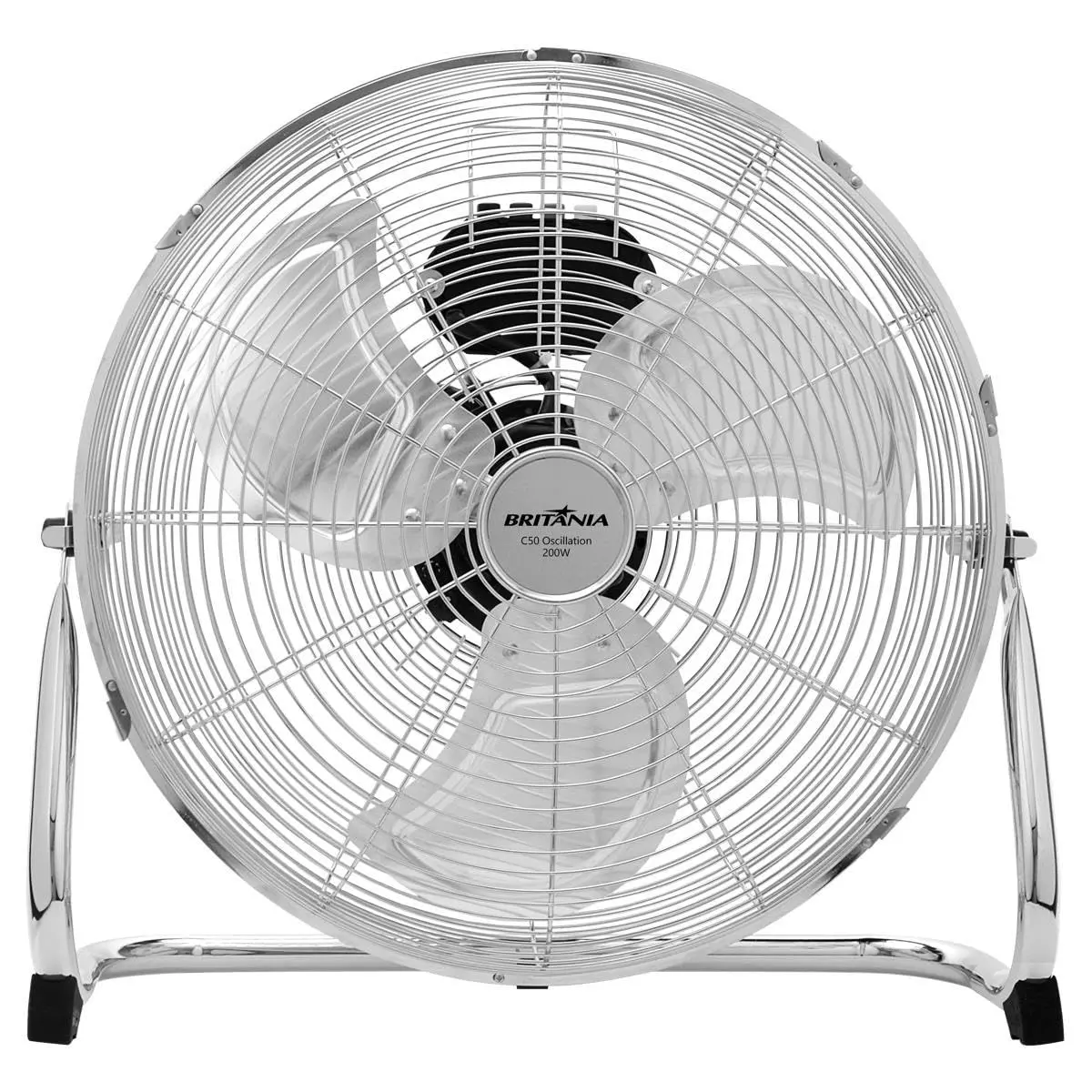 Britânia C50, Circulador de Ar, Metálico - Inox, 220 V Oscilante - 1