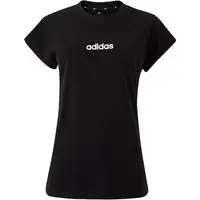 Camiseta Feminina adidas Manga Curta Logo Linear